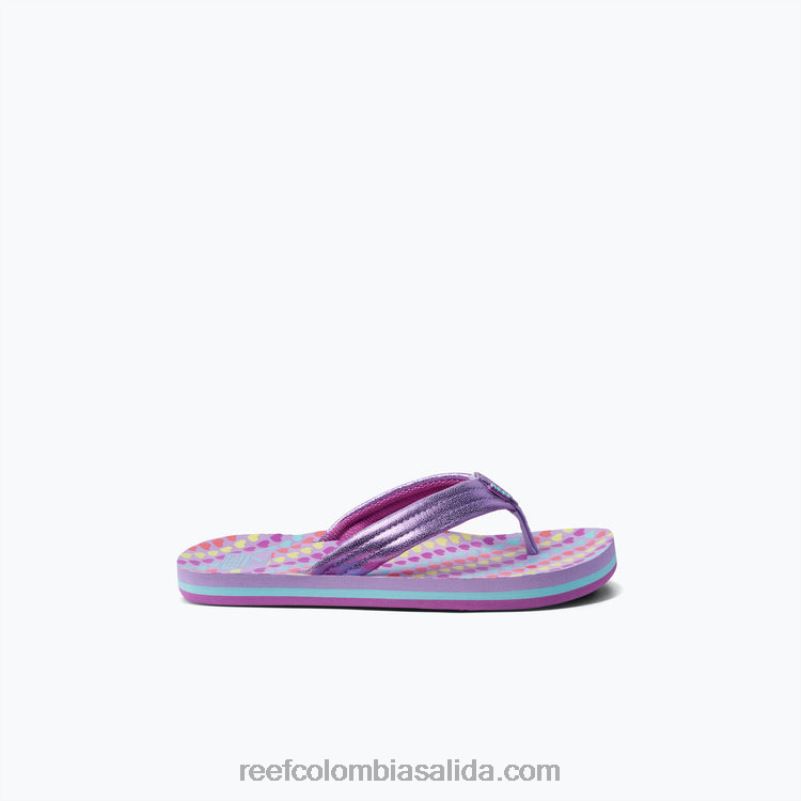 Reef niños ahi XDDFR891 corazones de lavanda