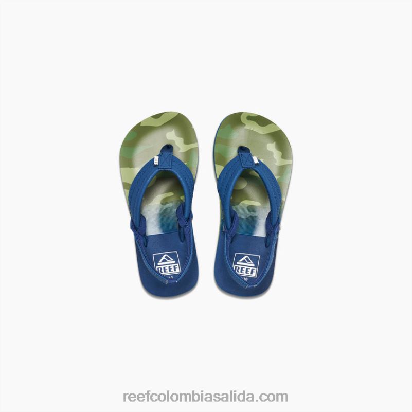 niños Reef pequeño ahi XDDFR833 azul marino/camuflaje