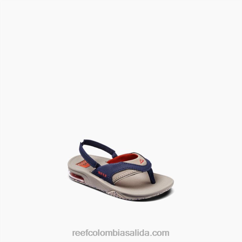 niños Reef un poco de abanico XDDFR827 topo/azul marino