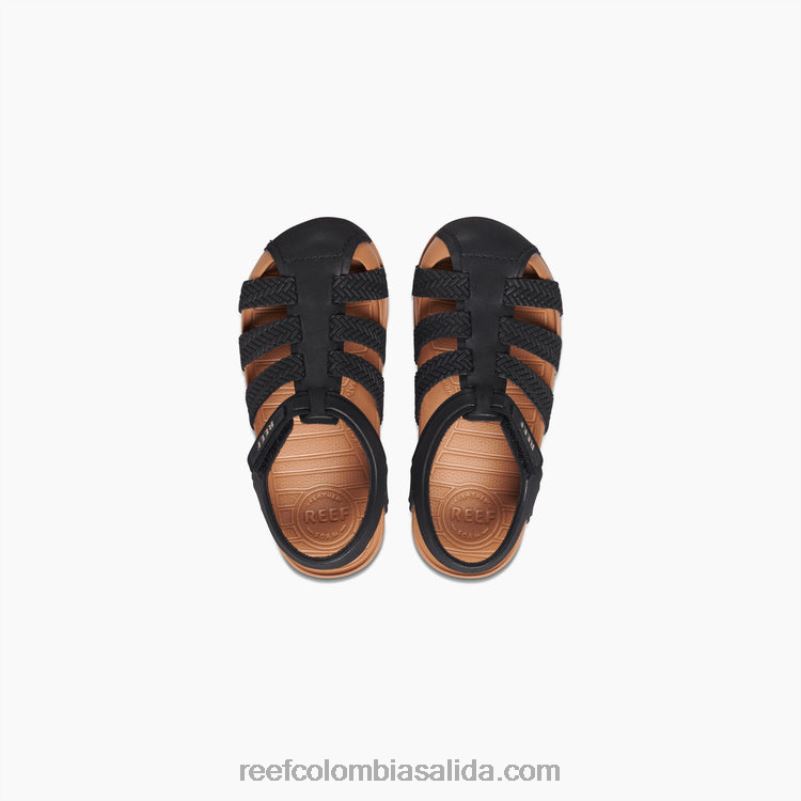 niños Reef poca agua playera XDDFR872 negro/tostado